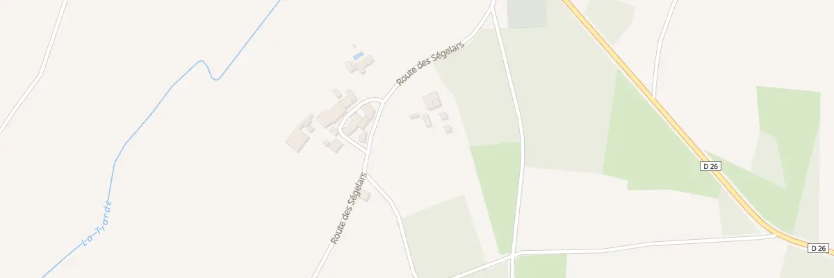 Plan du 5 Rte des Grands Ségelars à Couture