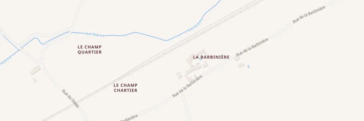 Plan du 3 Rue de la Barbiniere Stpatrice à Coteaux-sur-Loire