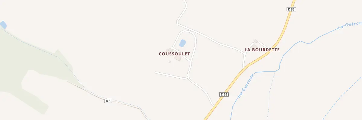 Plan du 5097 Coussoulet à Roquebrune