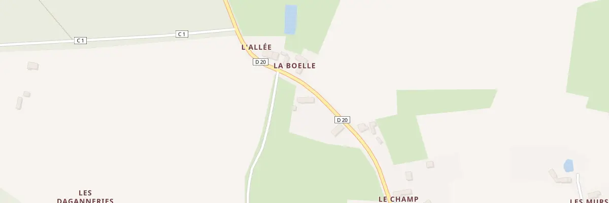 Plan du 5023 La Boelle à Courcebœufs