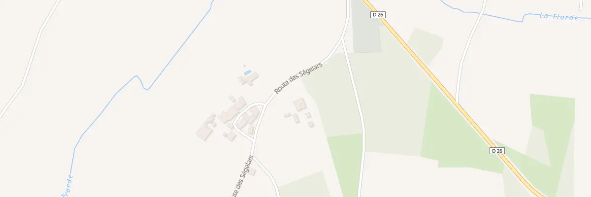 Plan du 3 Rte des Grands Ségelars à Couture