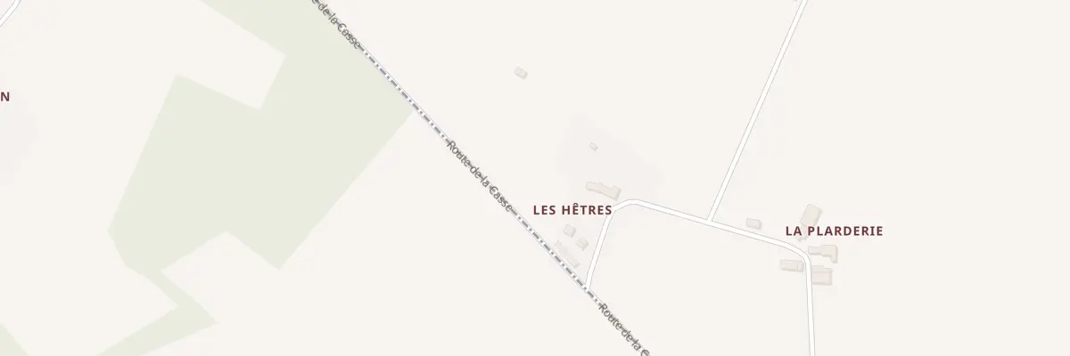 Plan du 9001 Che de la Plarderie à Courcelles-de-Touraine