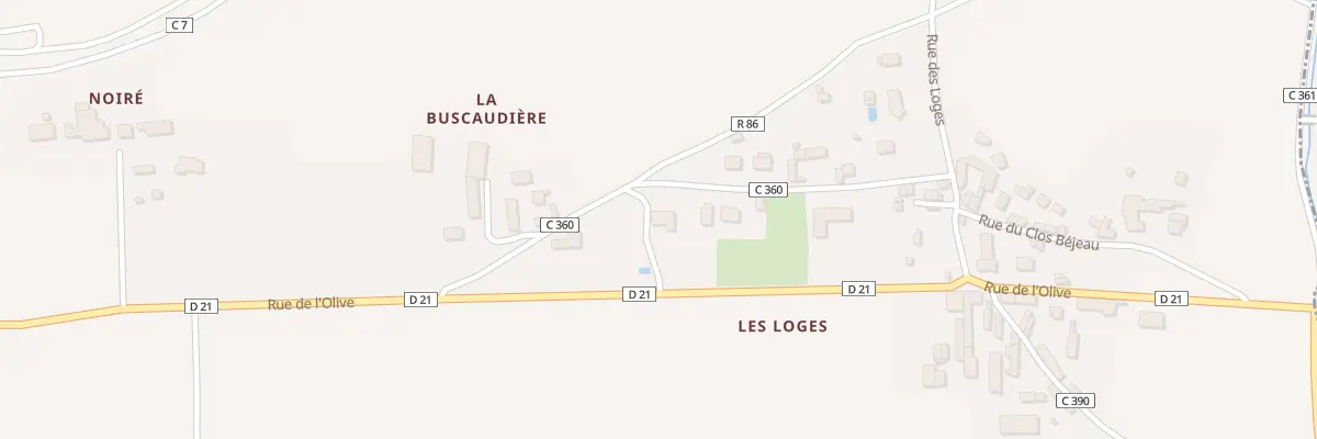 Plan du 17 Rue de la Buscaudière à Chinon