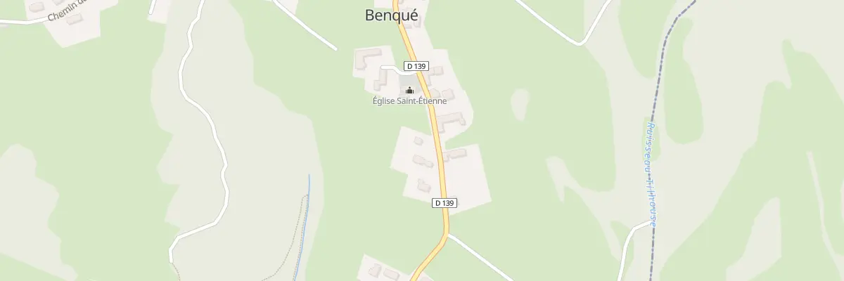 Plan du 6 Rte du Moulin des Baronnies à Benqué-Molère