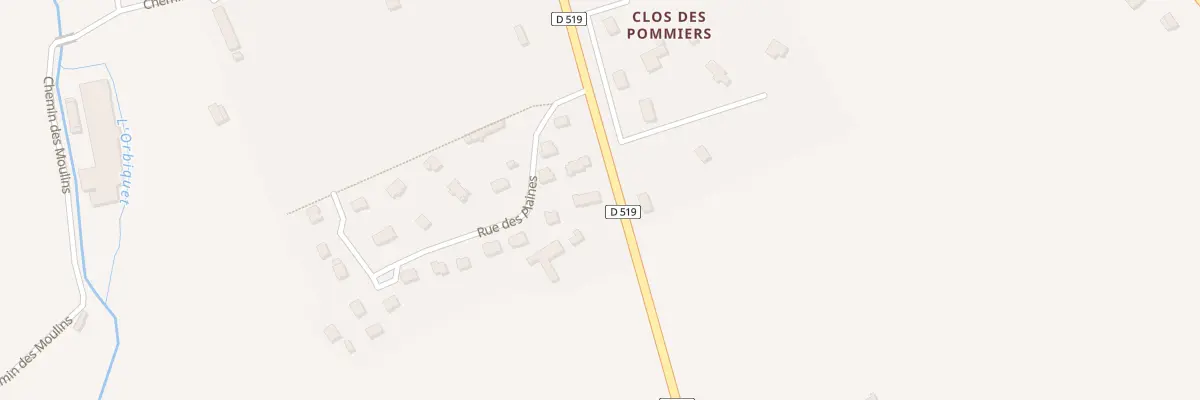 Plan du 9B Rue des Plaines à Glos