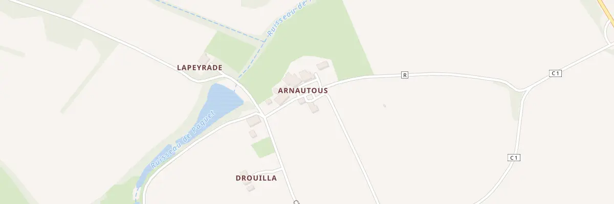 Plan du 201 Arnautous à Lannes