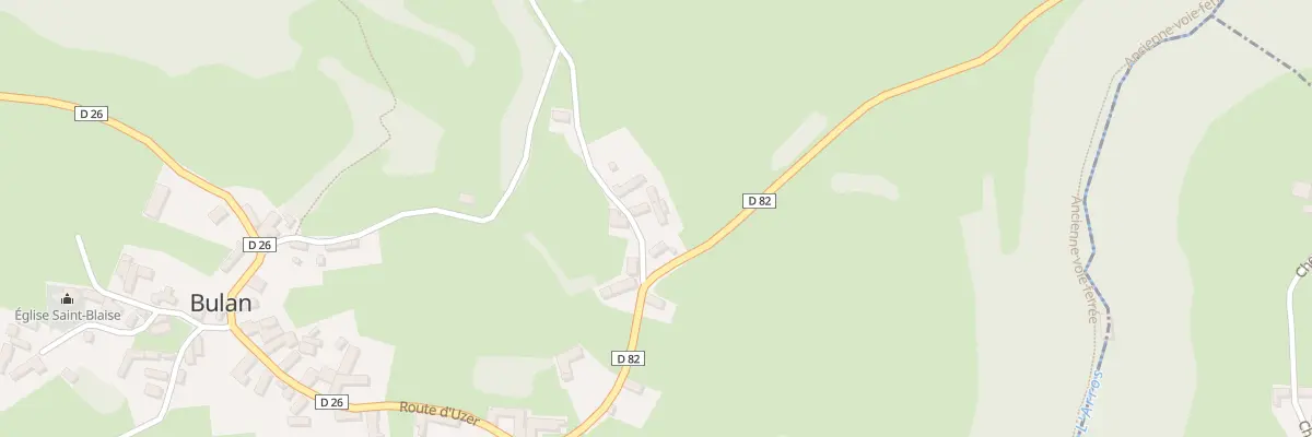 Plan du 5046 Lahausse à Bulan