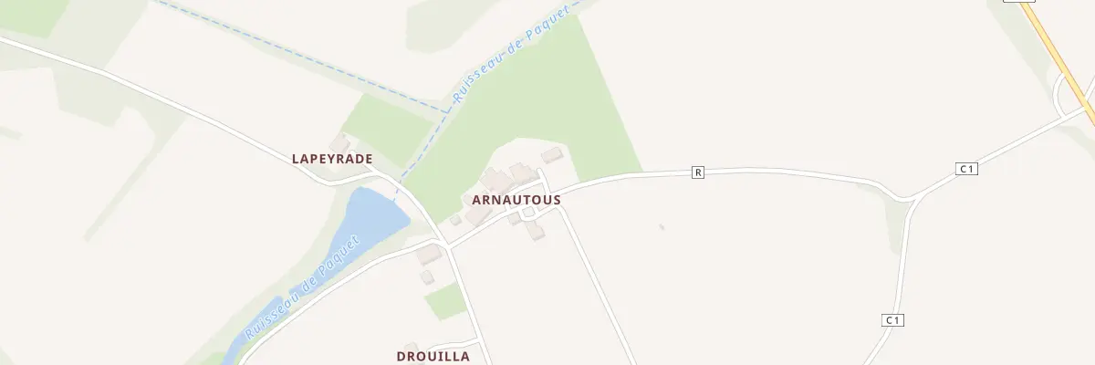 Plan du 375 Che d’Arnautous à Lannes