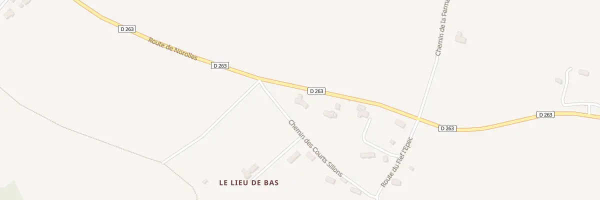 Plan du 117 Che des Courts Sillons à Fauguernon