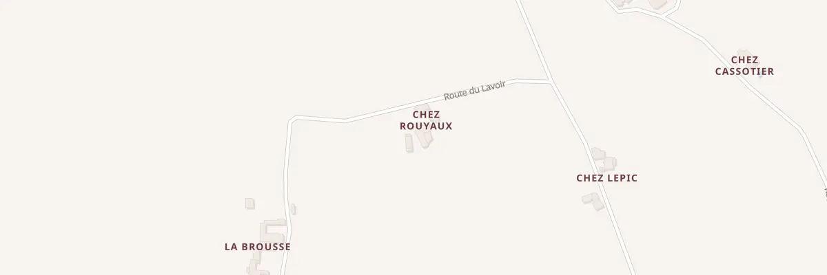 Plan du 67 Chez Rouyaux à Vendoire