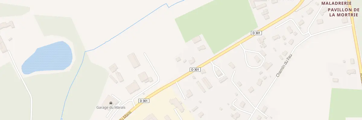 Plan du 468 Rte du Mans à Savigné-l’Évêque