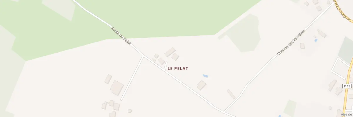 Plan du 38 Le Pelat à Saint-Michel-de-Double
