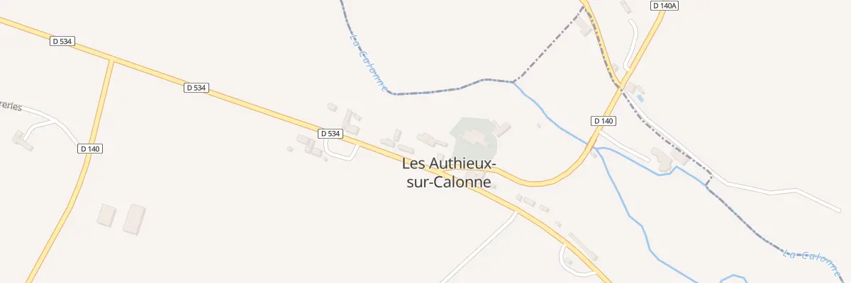 Plan du 1255 Rte de Bonneville aux Authieux-sur-Calonne
