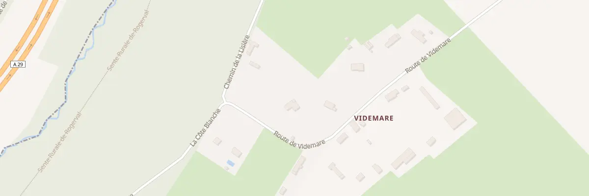 Plan du 1526 Rte de Videmare à Oudalle