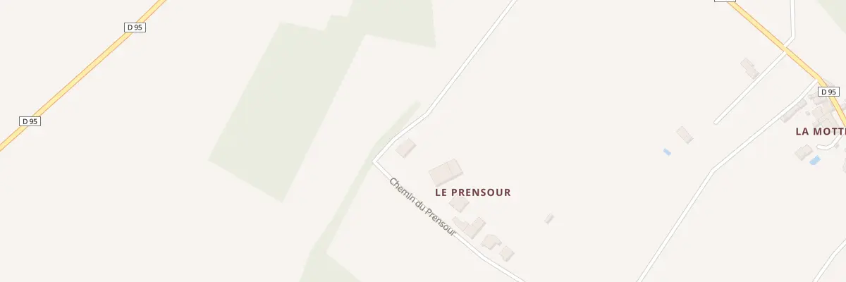 Plan du 1 Che du Prensour à Iteuil
