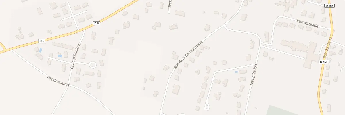 Plan du 16 Rue de la Gendarmerie à Val-de-Bonnieure