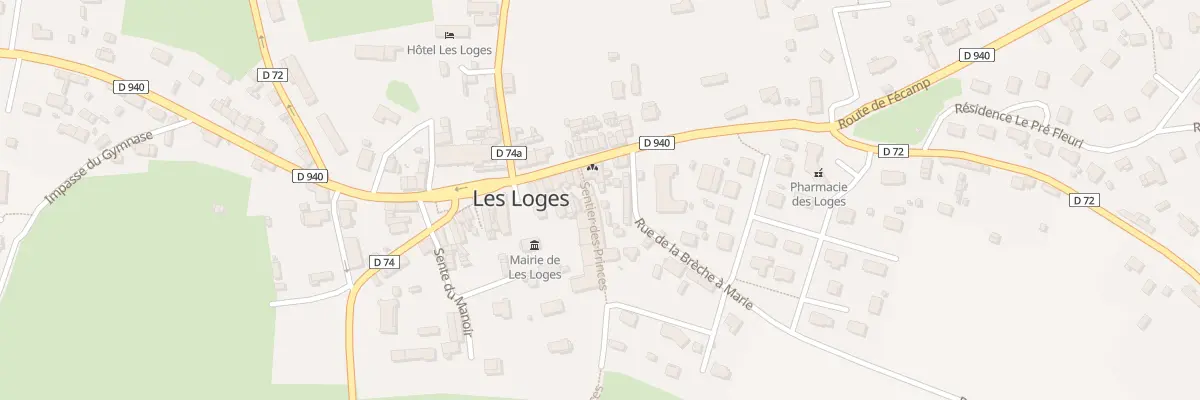 Plan du 3 Sen des Princes aux Loges