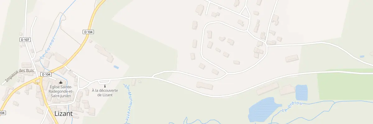 Plan du 5 Le Cabeau à Lizant