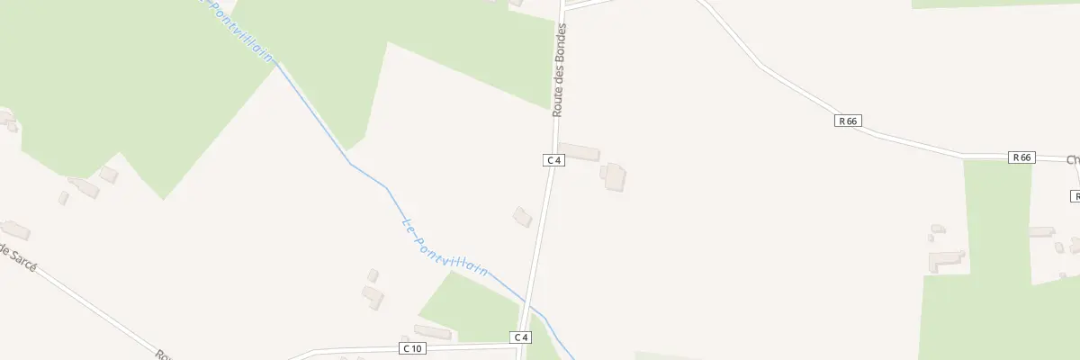 Plan du 815 Rte des Bondes à Teloché
