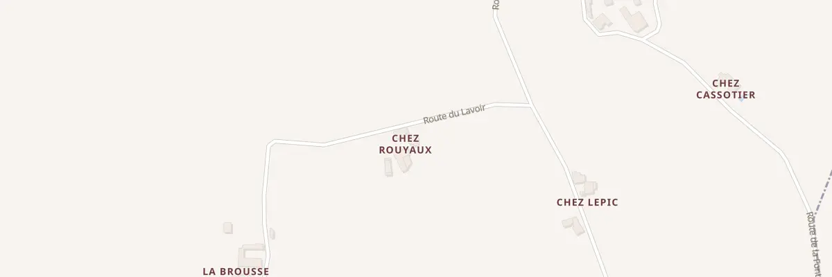 Plan du 1015 Chez Rouyaux à Vendoire