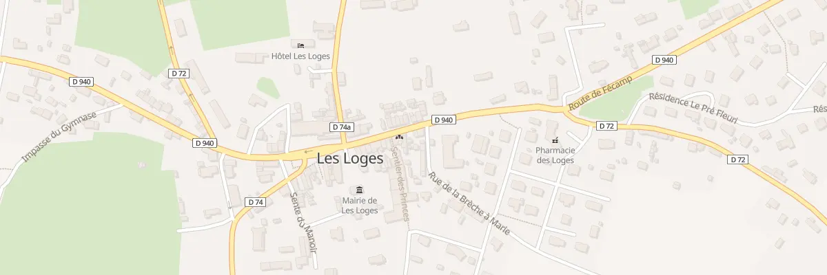 Plan du 9 Rue le Bourg aux Loges