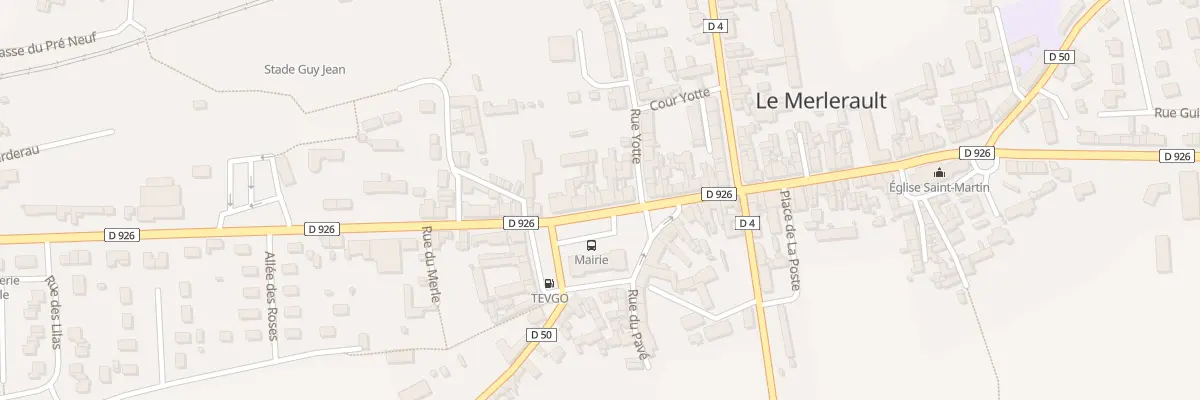Plan du 10 Pl de l’Hôtel de Ville à Merlerault-le-Pin