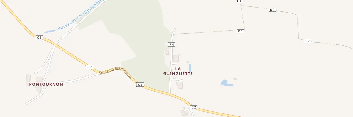 Plan du 5005 A la Guinguette à Mourède