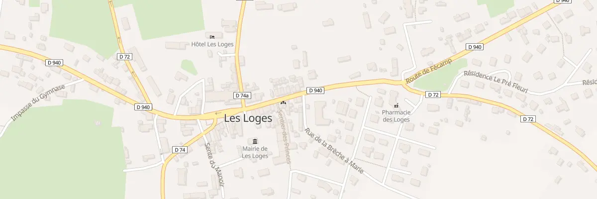 Plan du 8 Rue de la Breche a Marie aux Loges