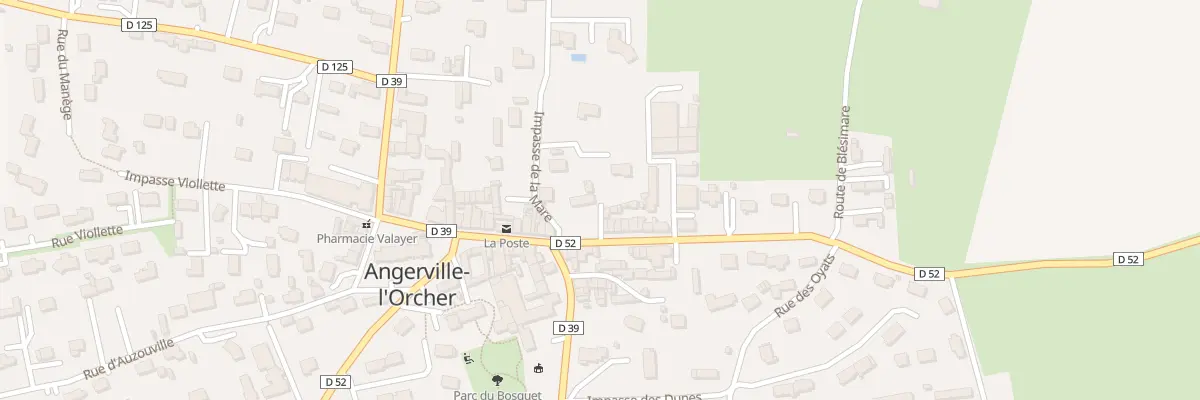 Plan du 1 Rue de la Forge à Angerville-l’Orcher