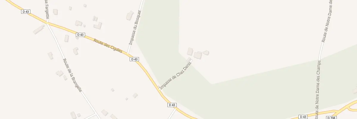 Plan du 2 Imp de Chez Denis à Vanxains