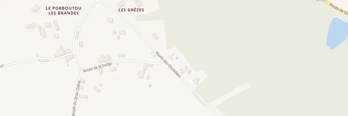 Plan du 521 Rte des Orchidées à Allemans
