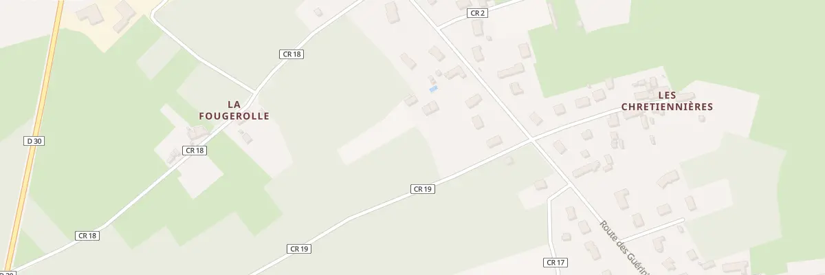 Plan du 34 Rte des Guérinières à Écommoy