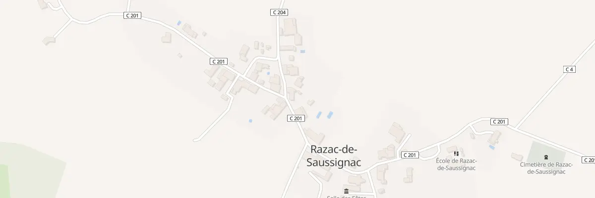 Plan du 44 Le Bourg à Razac-de-Saussignac