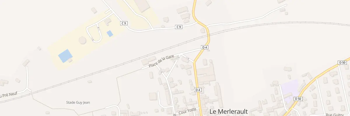 Plan du 24 Rue de la Gare à Merlerault-le-Pin