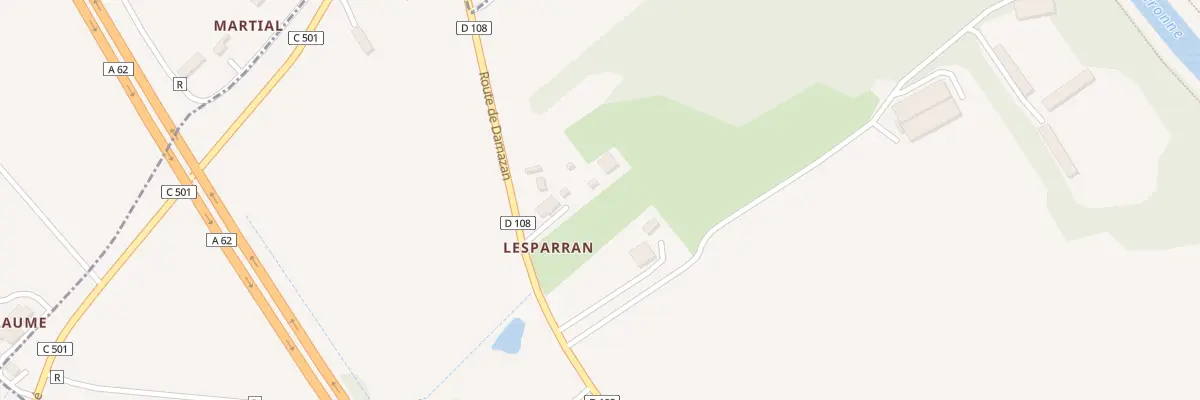 Plan du 484 Rte de Damazan à Buzet-sur-Baïse