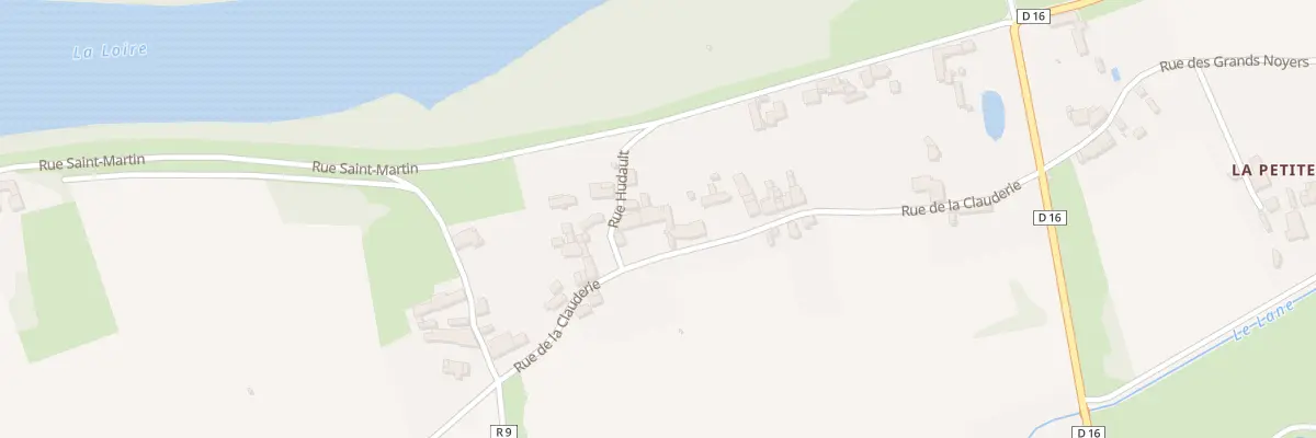 Plan du 16 Rue de la Clauderie à Rigny-Ussé
