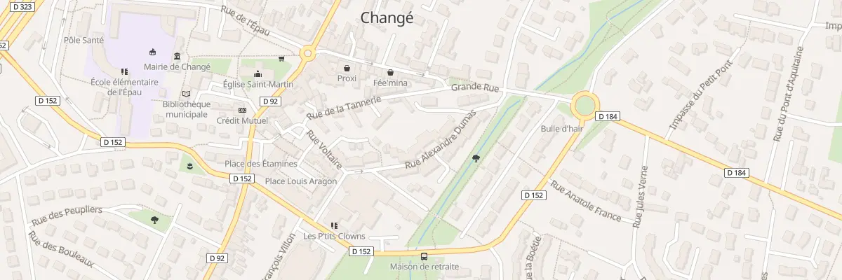 Plan du 11 Rue Alexandre Dumas à Changé