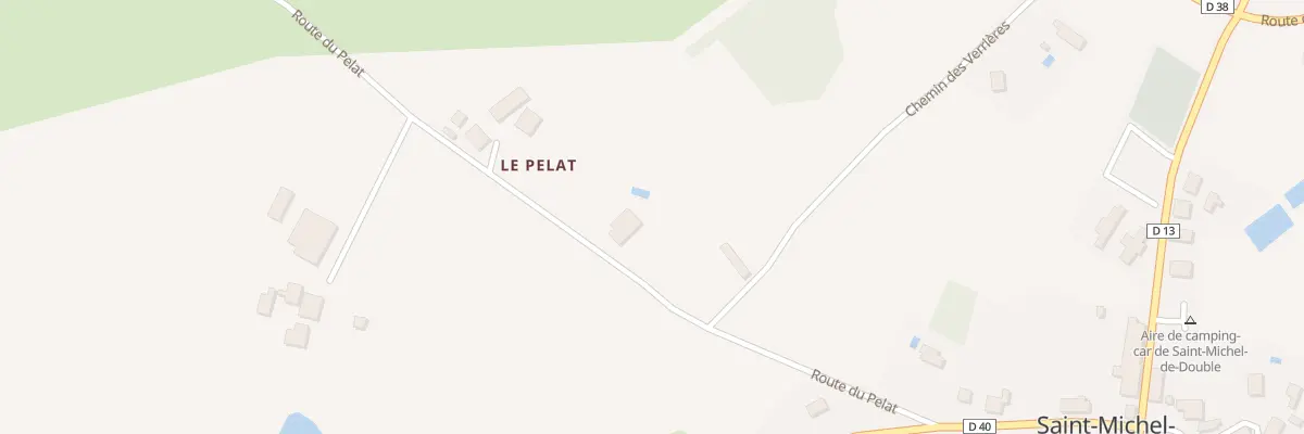 Plan du 37 Le Pelat à Saint-Michel-de-Double