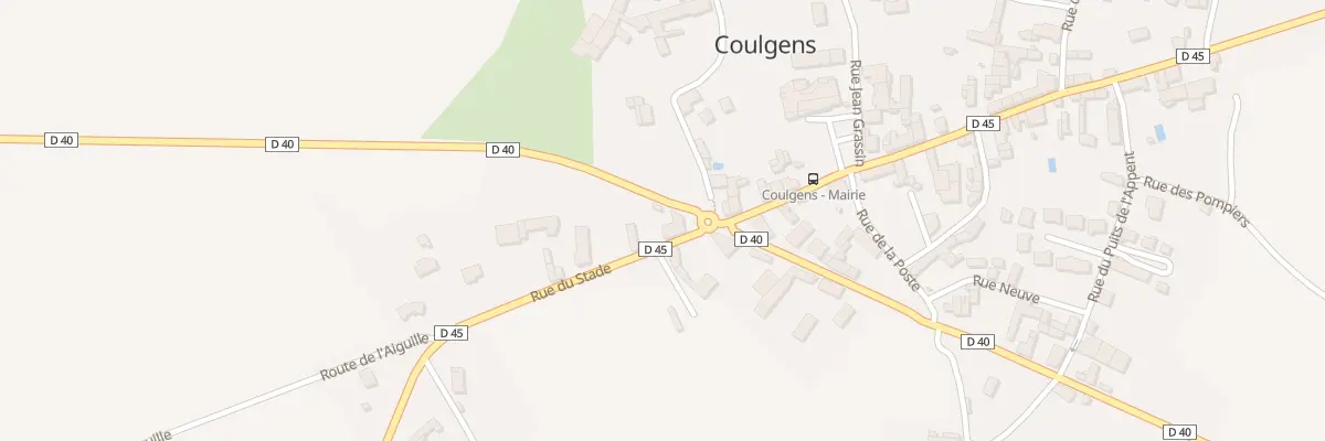 Plan du 2 Rue du Stade à Coulgens