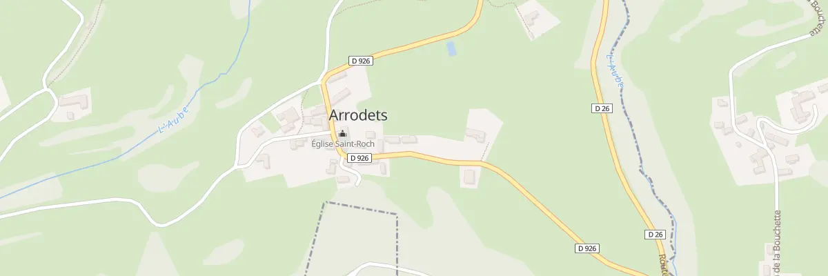 Plan du 5031 Le Village à Arrodets