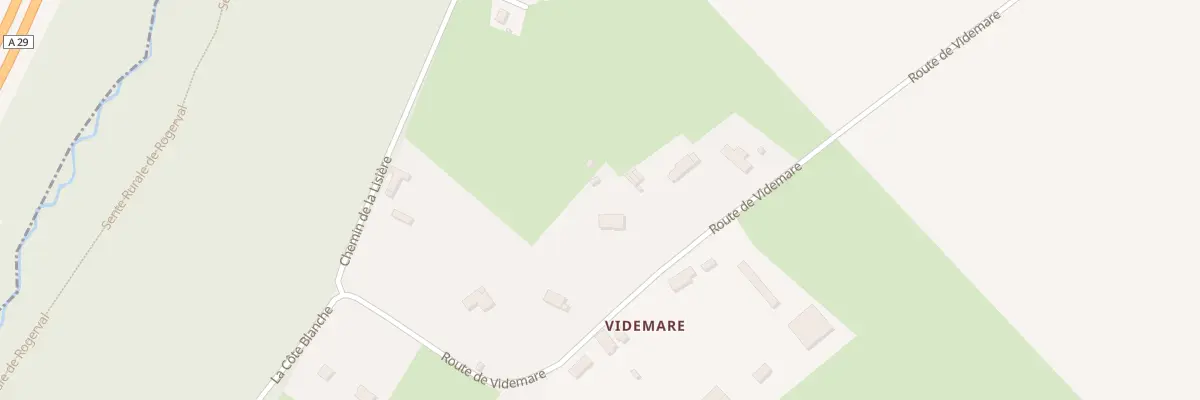 Plan du 1352 Rte de Videmare à Oudalle