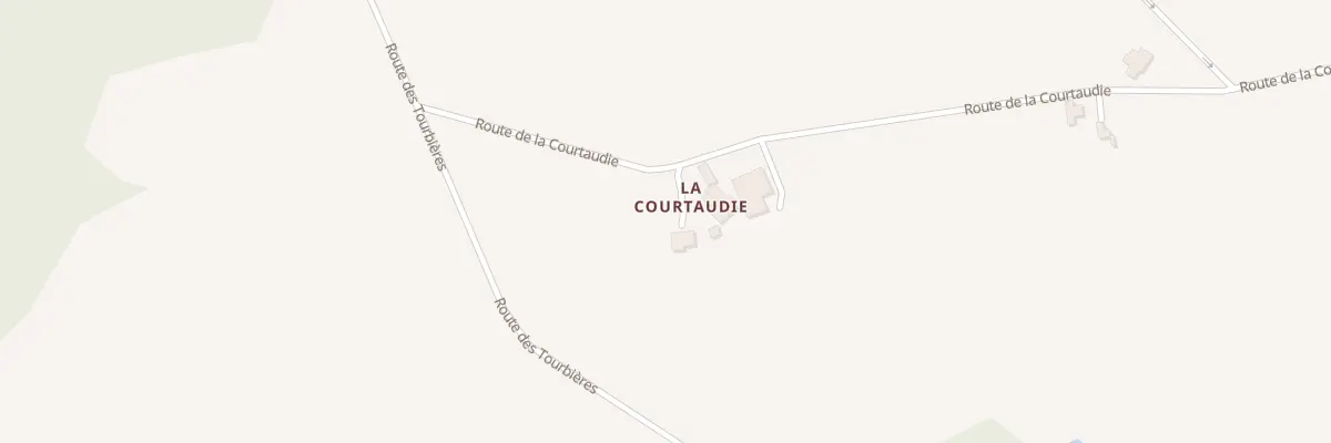 Plan du 202 Rte de la Courtaudie à Vendoire