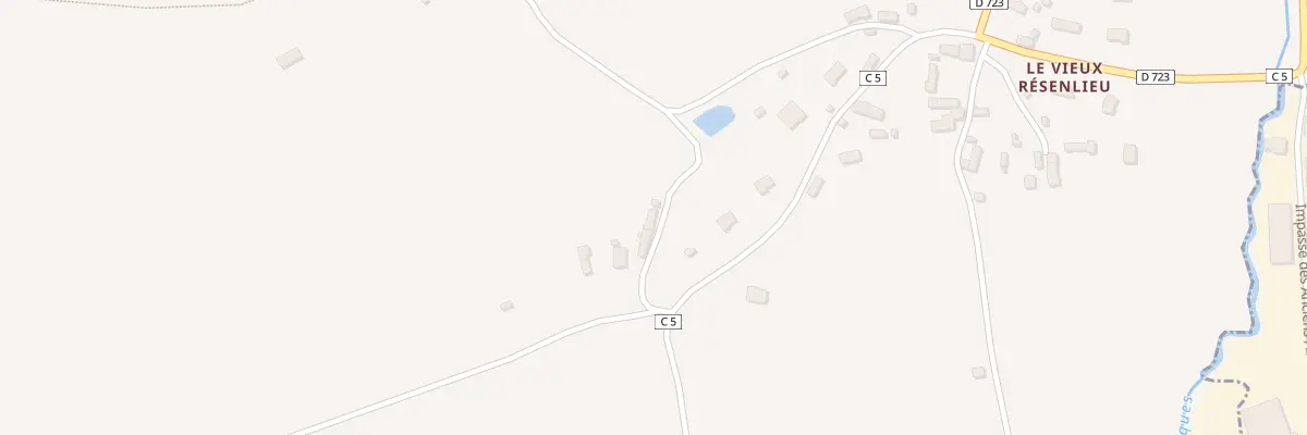 Plan du 36 La Beauchenerie à Résenlieu