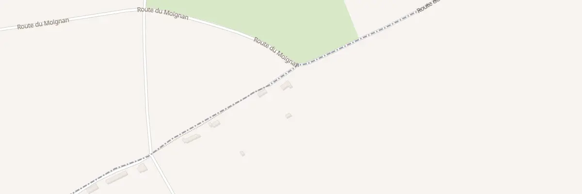 Plan du 1849 Rte du Moignan à Sainneville