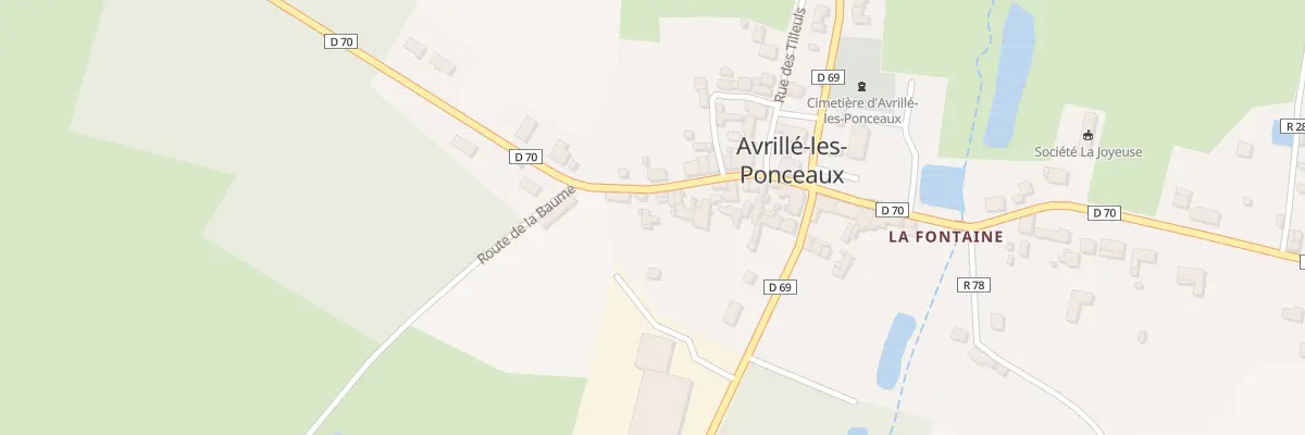 Plan du 19 Rue des Douves à Avrillé-les-Ponceaux