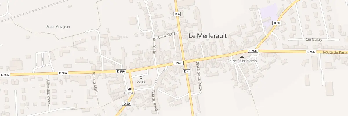 Plan du 40 Rue du 18 Septembre à Merlerault-le-Pin