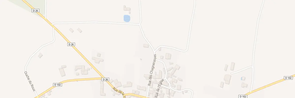 Plan du 3 Rue des Chagnerasses à Couture