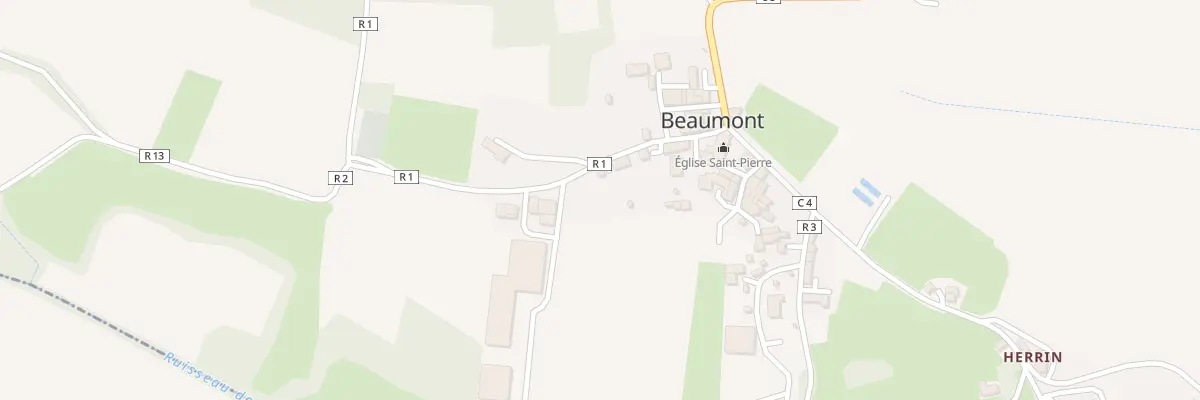 Plan du 5094 Au Village à Beaumont