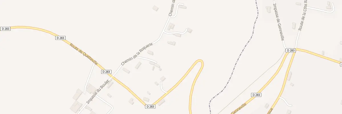 Plan du 84 Chem de la Roquerie à Genneville
