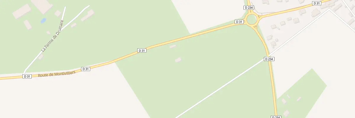 Plan du 186 Rte de Montivilliers à Sainneville